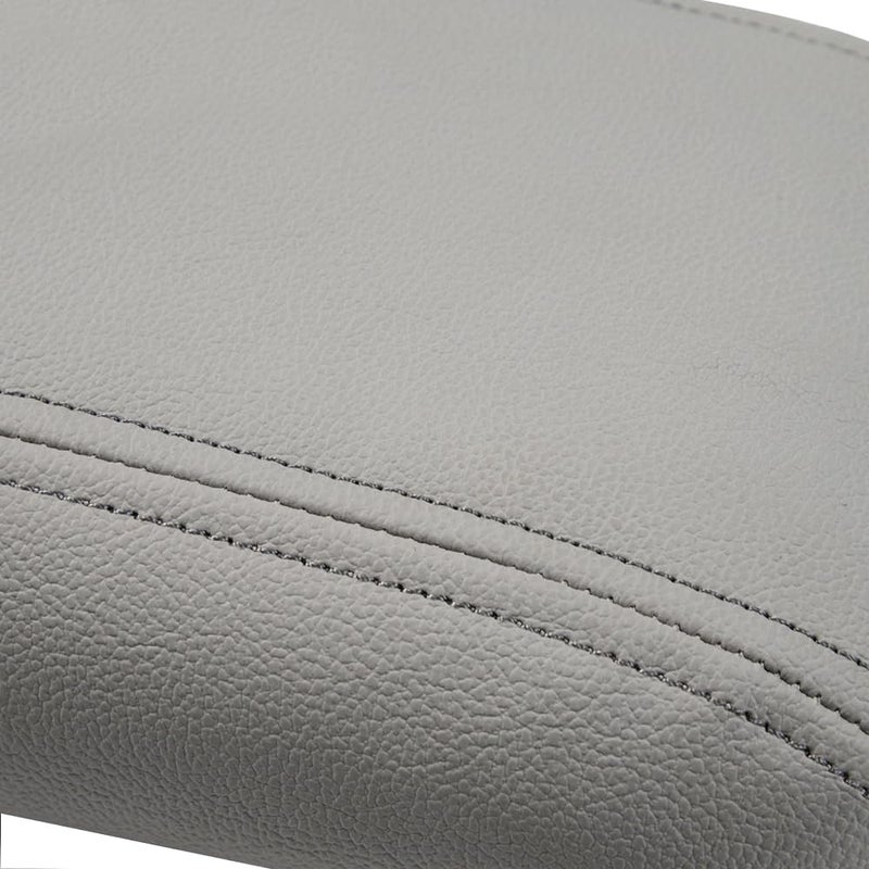 DOTCOM Leather Center Console Lid Armrest Assembly w/Latch Compatible with 2006 2007 2008 2009 Chevy Trailblazer GMC Envoy Isuzu Ascender Buick Rainier Oldsmobile Bravada Gray - Image 5